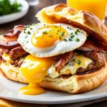 sausage egg and cheese croissant